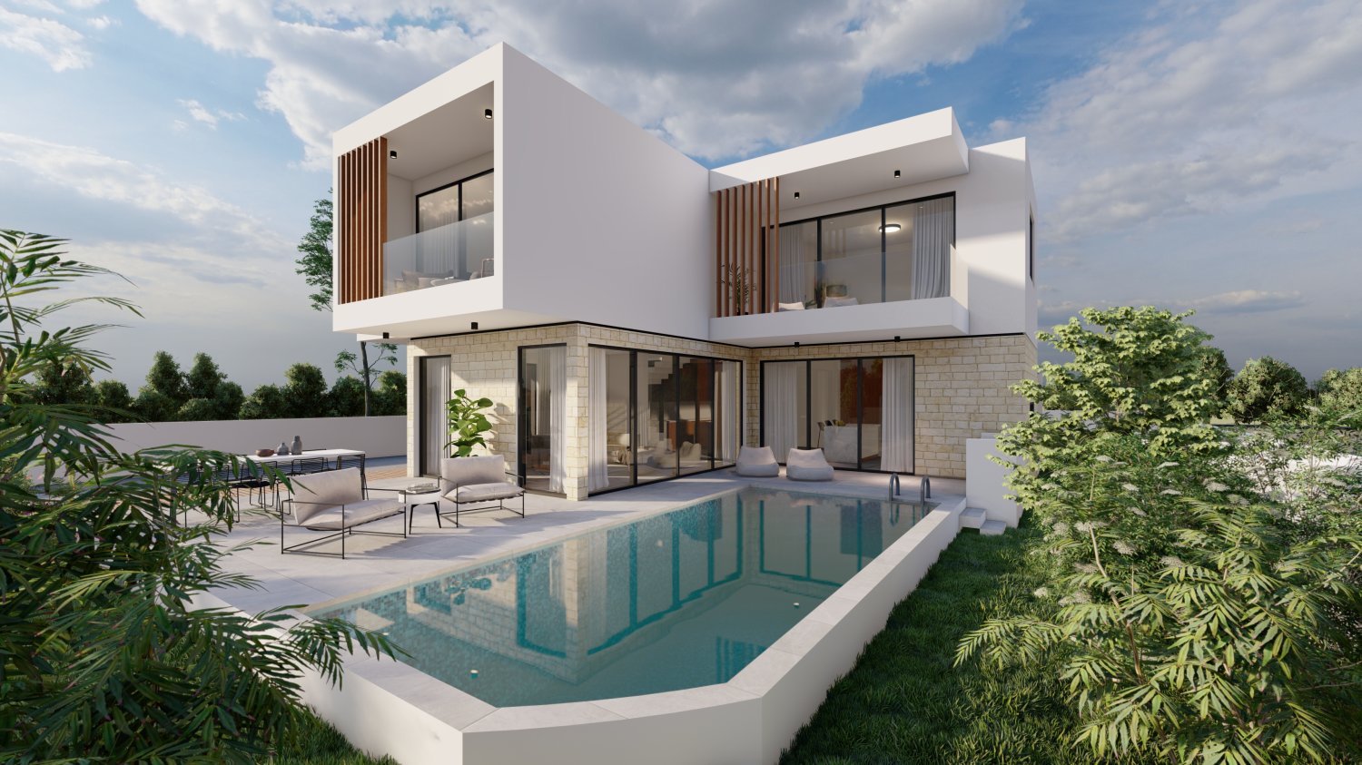 4 chambres Villa à Paphos, Chypre No. 65332