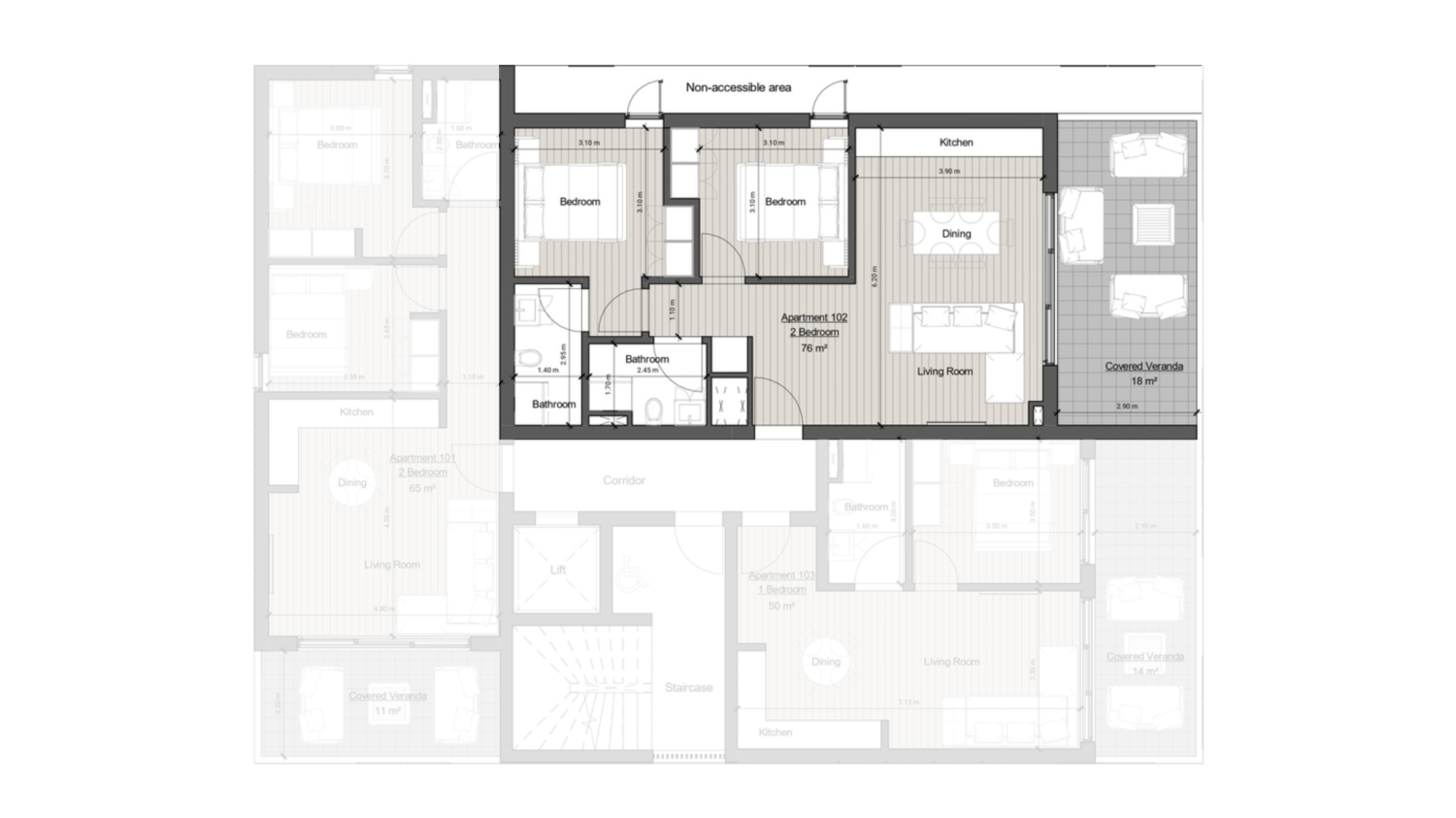2 bedrooms Apartment in Agios Ioannis, Limassol, Cyprus No. 65379