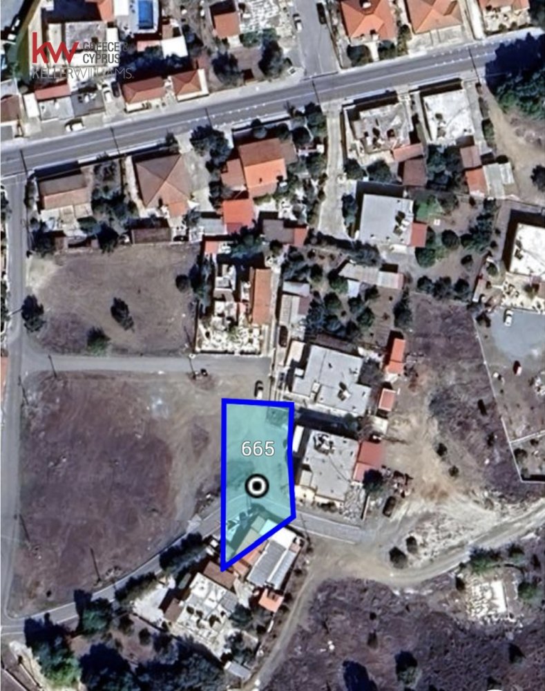 Земельный участок 725м2 в Агиа Варвара, Никосия, Кипр № 56827