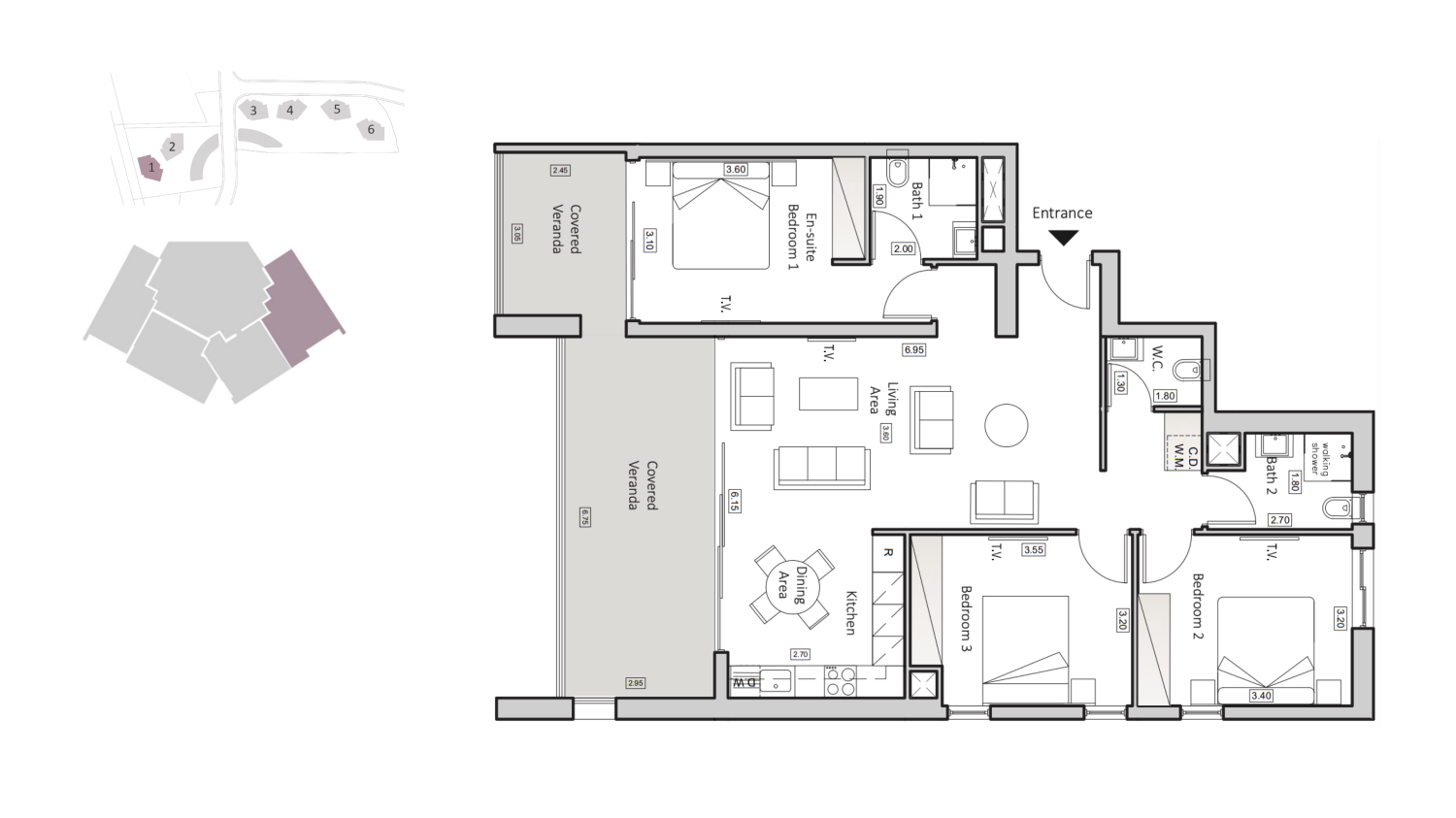 3 bedrooms Apartment in Larnaca, Larnaka, Cyprus No. 63768