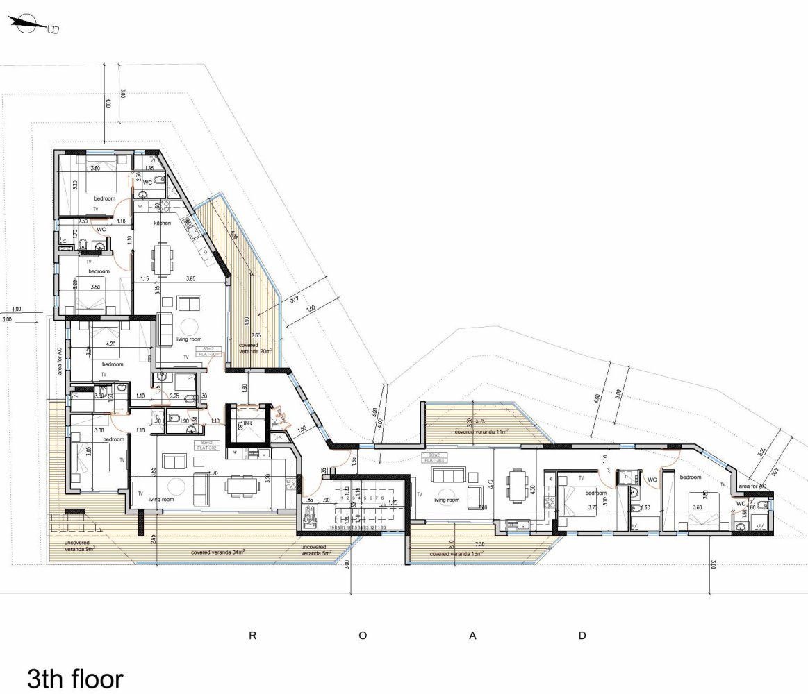 2 bedrooms Apartment in Larnaca, Larnaka, Cyprus No. 63686