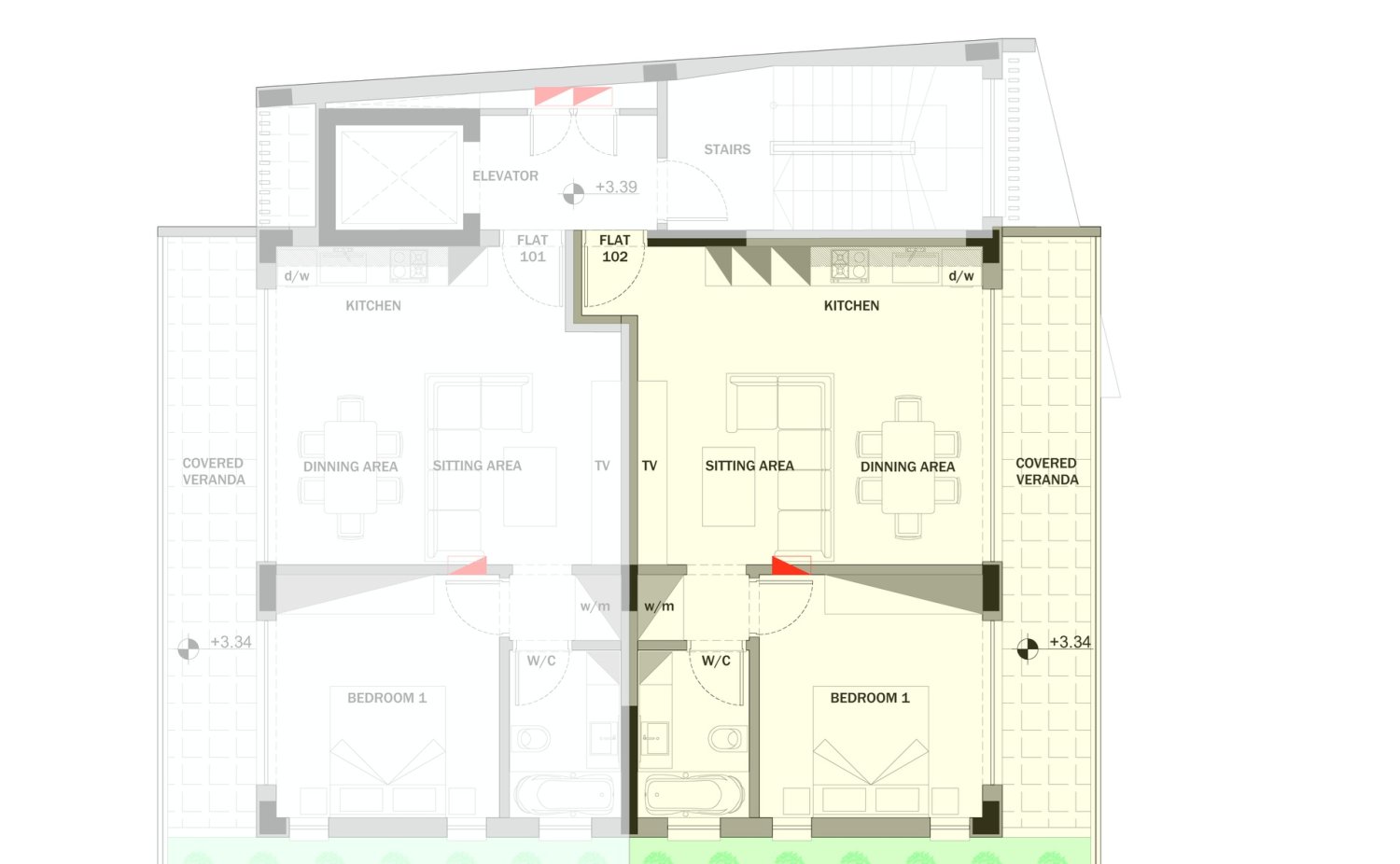 1 chambre Appartement à Agios Ioannis, Limassol, Chypre No. 64969