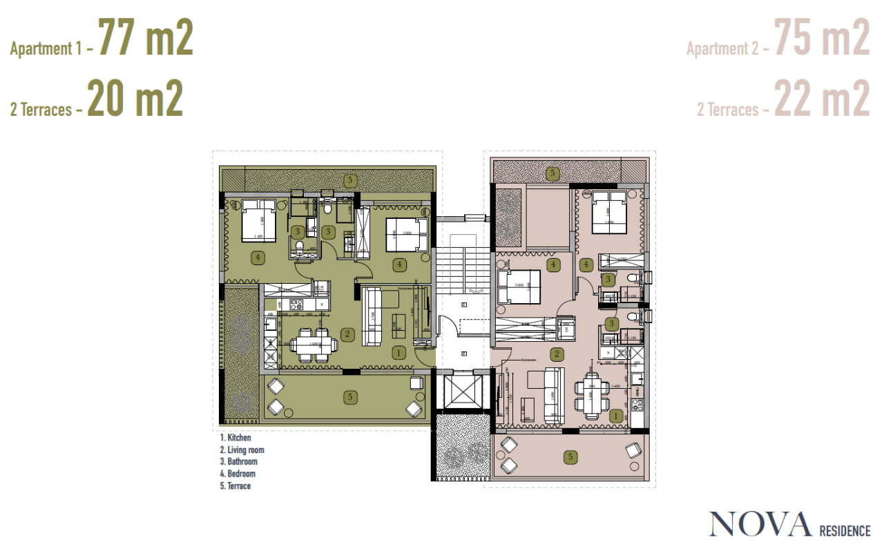 2 bedrooms Apartment in Paphos, Cyprus No. 65019