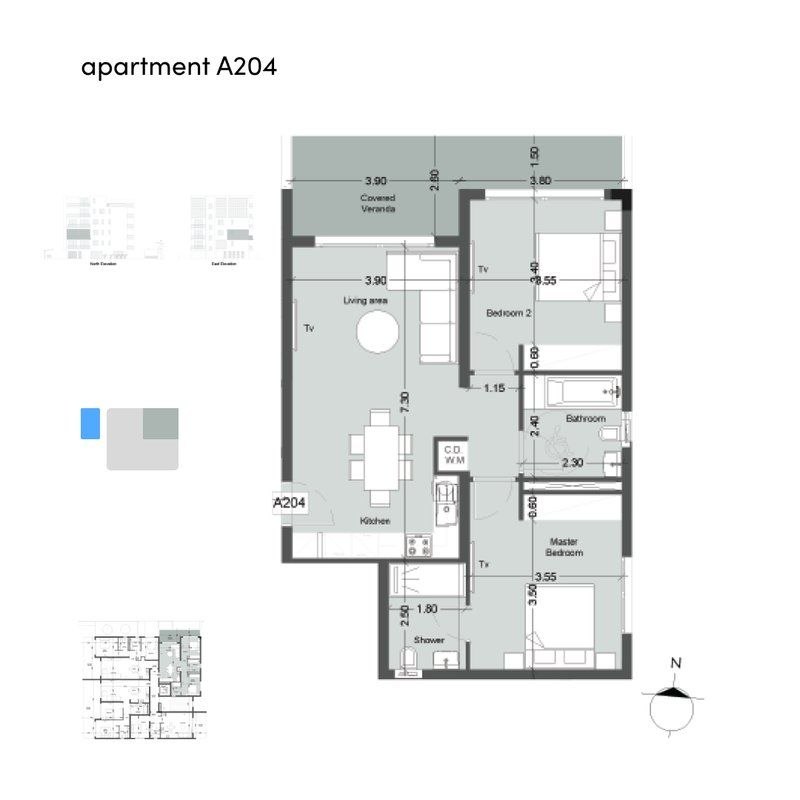 2 bedrooms Apartment in Limassol, Cyprus No. 63913