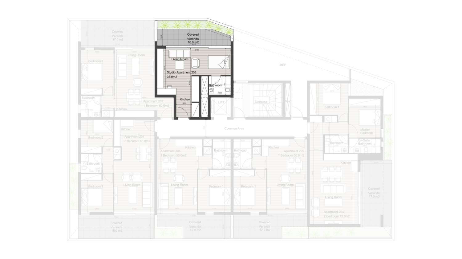 45m2 Apartment in Limassol, Cyprus No. 65384