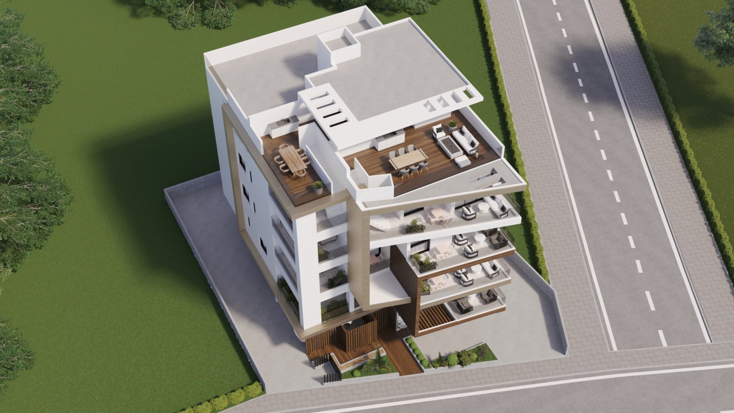2 bedrooms Penthouse in Larnaca, Larnaka, Cyprus No. 65346