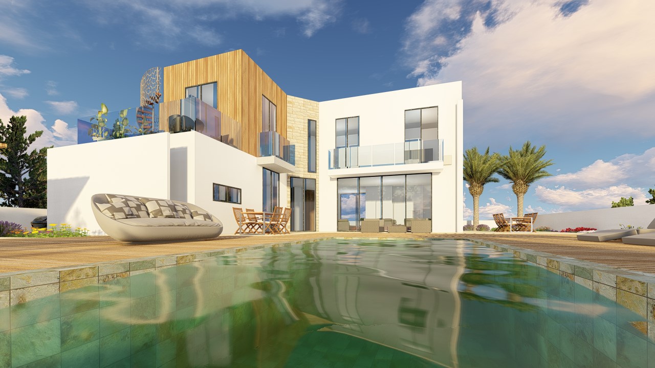 4 chambres Villa à Paphos, Chypre No. 65210