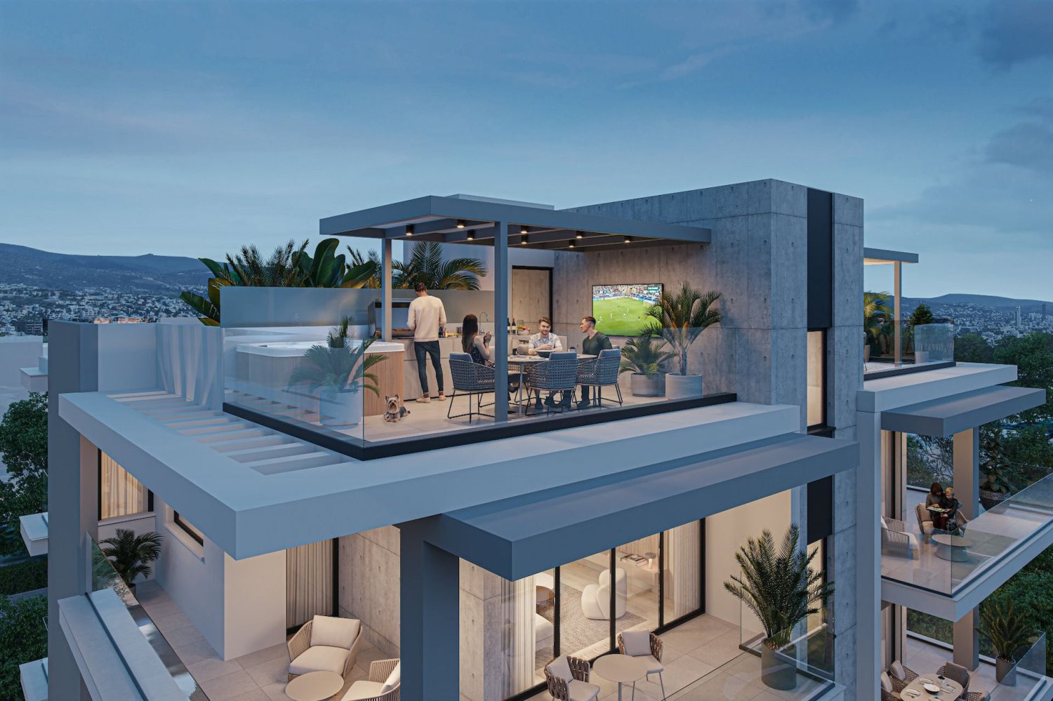 2 bedrooms Penthouse in Neapolis, Limassol, Cyprus No. 62334