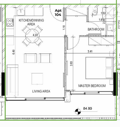 1 chambre Appartement à Paphos, Chypre No. 63821