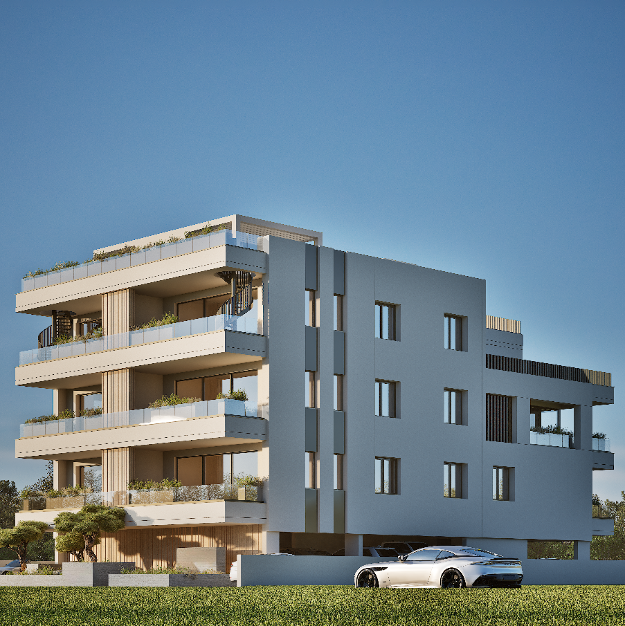 Квартира с 2 спальнями в Арадипу, Ларнака, Кипр № 65586