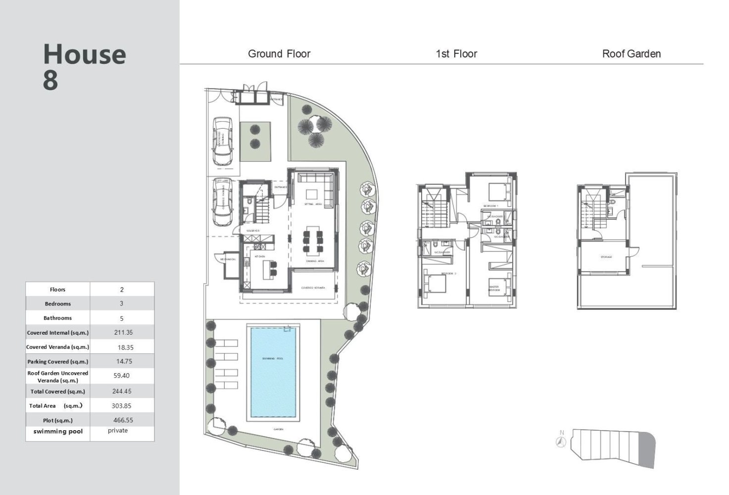 4 chambres Villa à Limassol, Chypre No. 64766