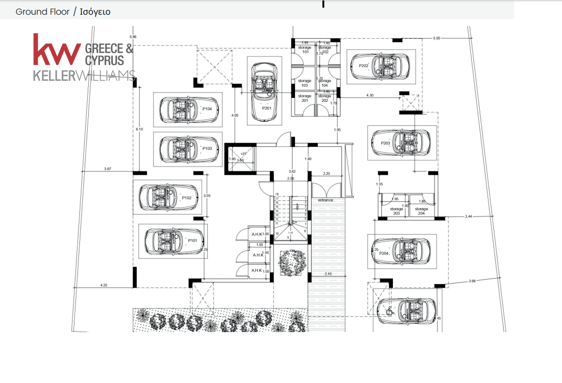 Квартира с 2 спальнями в Кити, Ларнака, Кипр № 40648