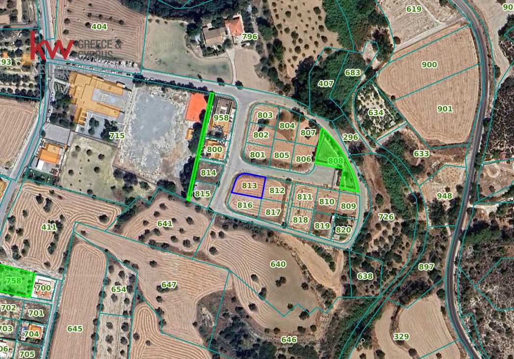 605m2 Land in Alethriko, Larnaka, Cyprus No. 56707