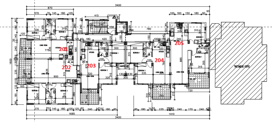 2 dormitorios Apartamento en Larnaca, Larnaka, Chipre No. 64896