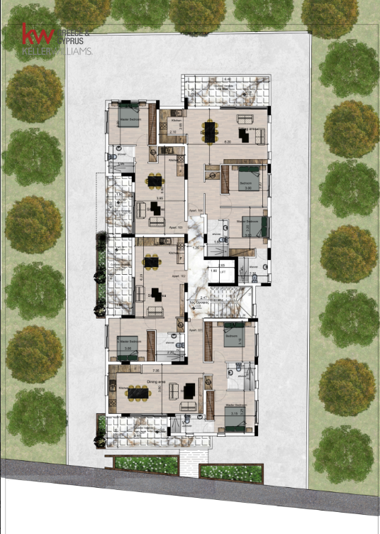 1 dormitorio Apartamento en Kiti, Larnaka, Chipre No. 56864