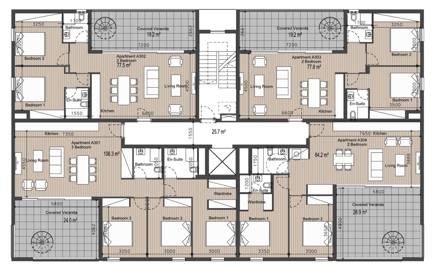 3 bedrooms Penthouse in Limassol, Cyprus No. 63713