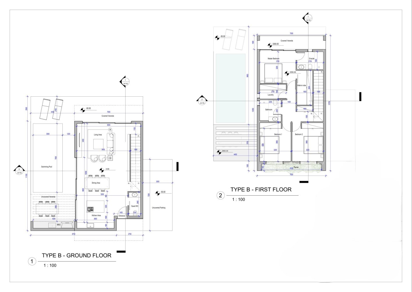 3 chambres Villa à Paphos, Chypre No. 64366