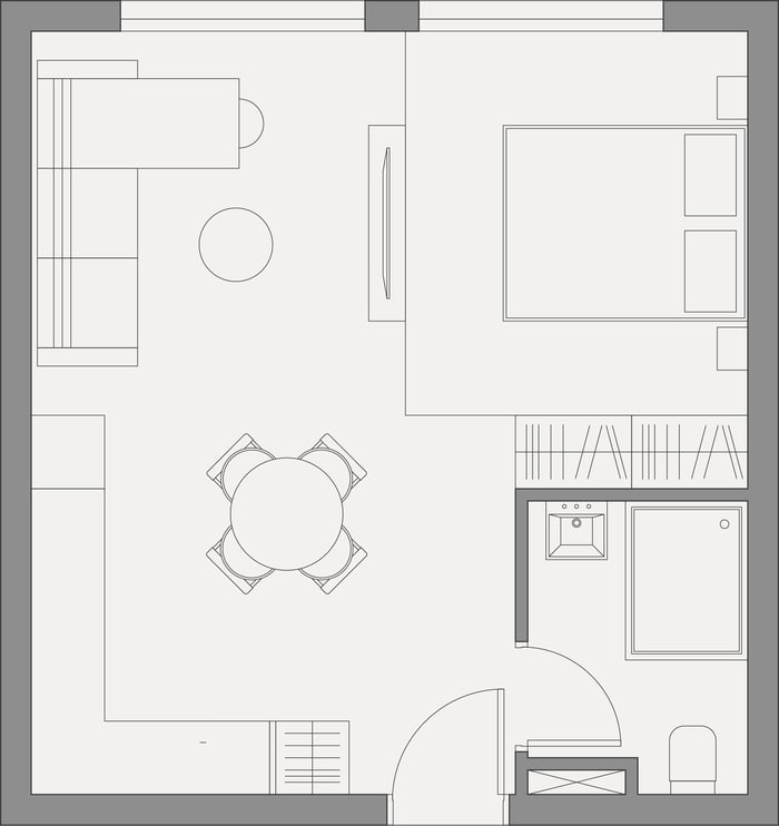47m2 Apartamento en Limassol, Chipre No. 64845