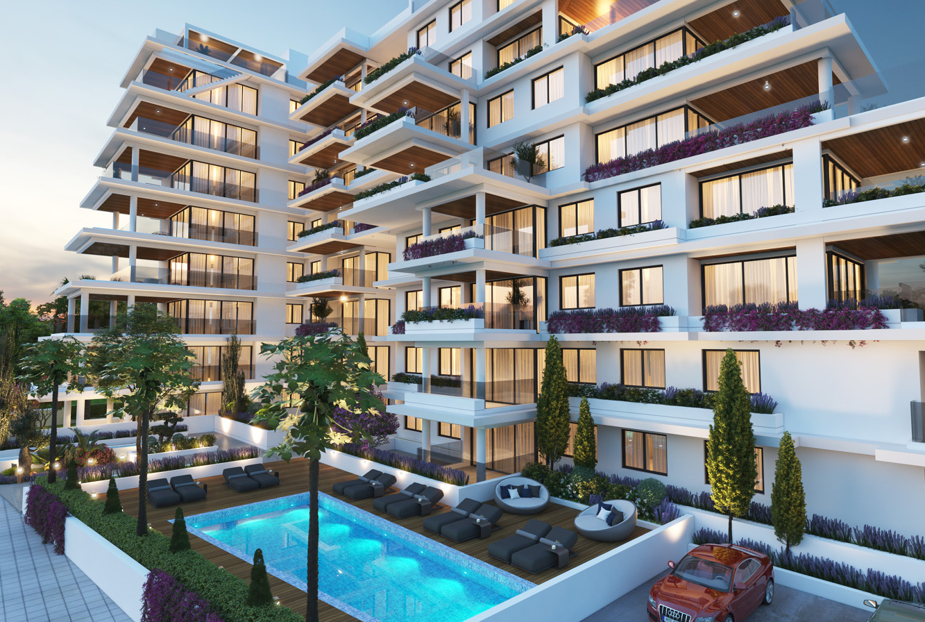 2 chambres Appartement à Larnaca, Larnaka, Chypre No. 65264