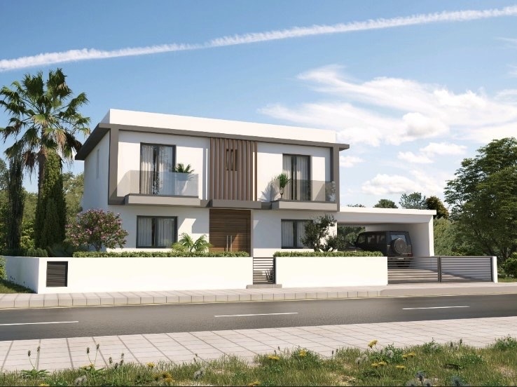 Вилла с 4 спальнями в Арадипу, Ларнака, Кипр № 40134