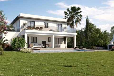 Вилла с 4 спальнями в Арадипу, Ларнака, Кипр № 40134