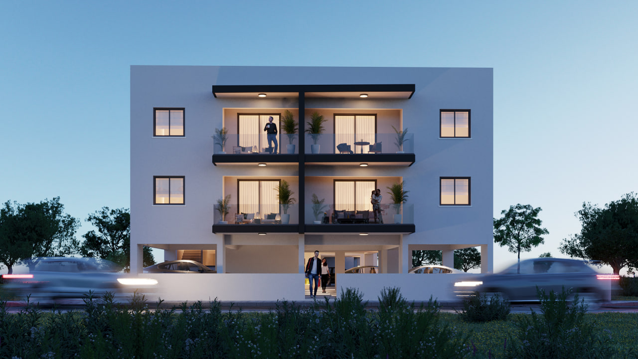 2 dormitorios Apartamento en Larnaca, Larnaka, Chipre No. 64897