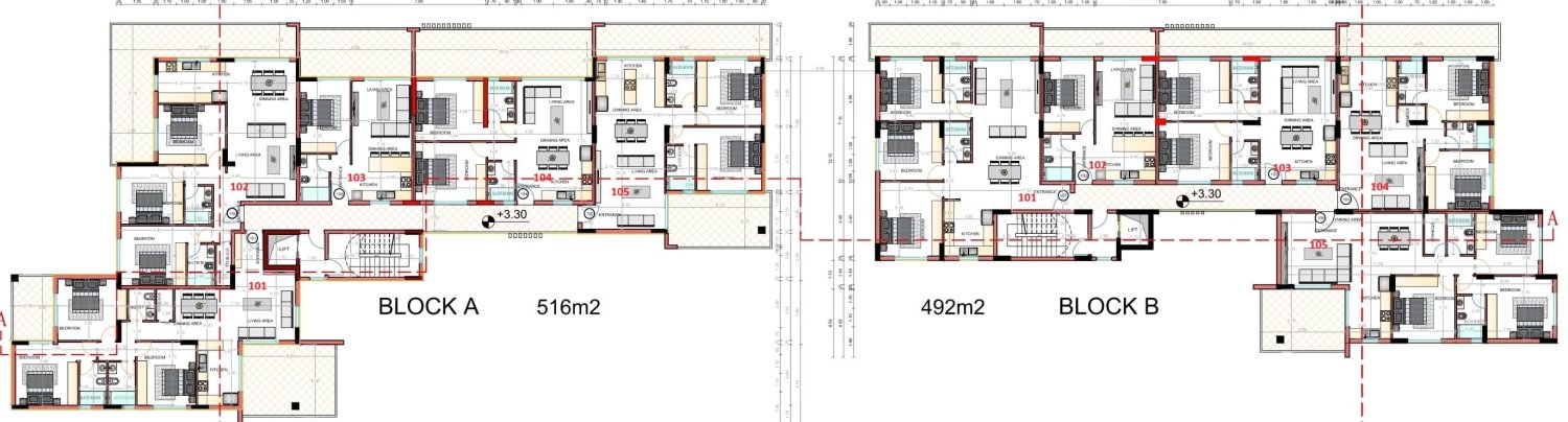 Квартира с 3 спальнями в Пафос, Кипр № 64980