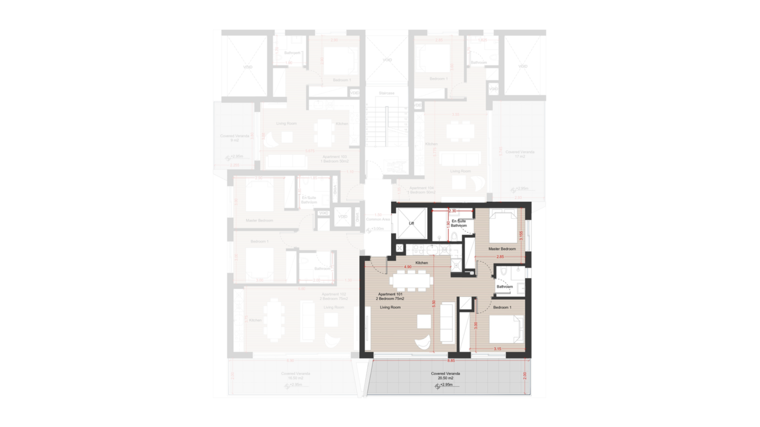 2 bedrooms Apartment in Limassol, Cyprus No. 65376