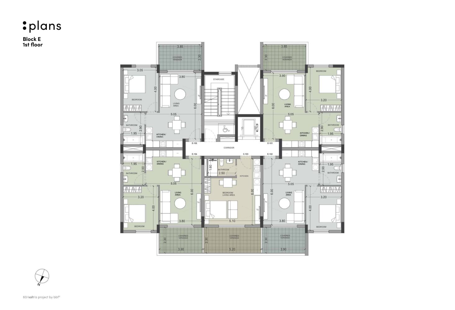 57.88m2 Apartment in Limassol, Cyprus No. 64265