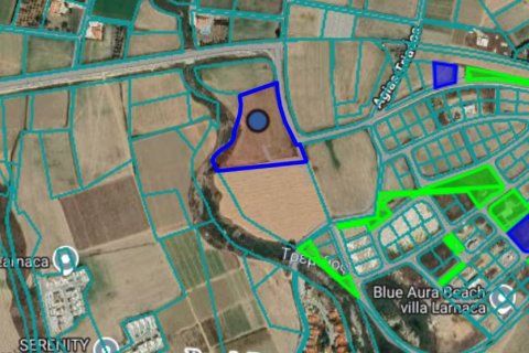 Земельный участок 14590м2 в Перволия, Ларнака, Кипр № 39591