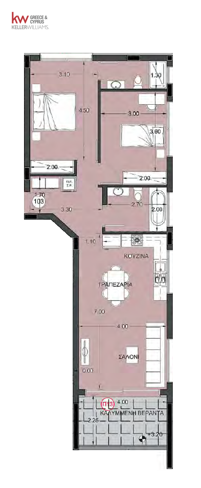 2 bedrooms Apartment in Lakatamia, Nicosia, Cyprus No. 60535
