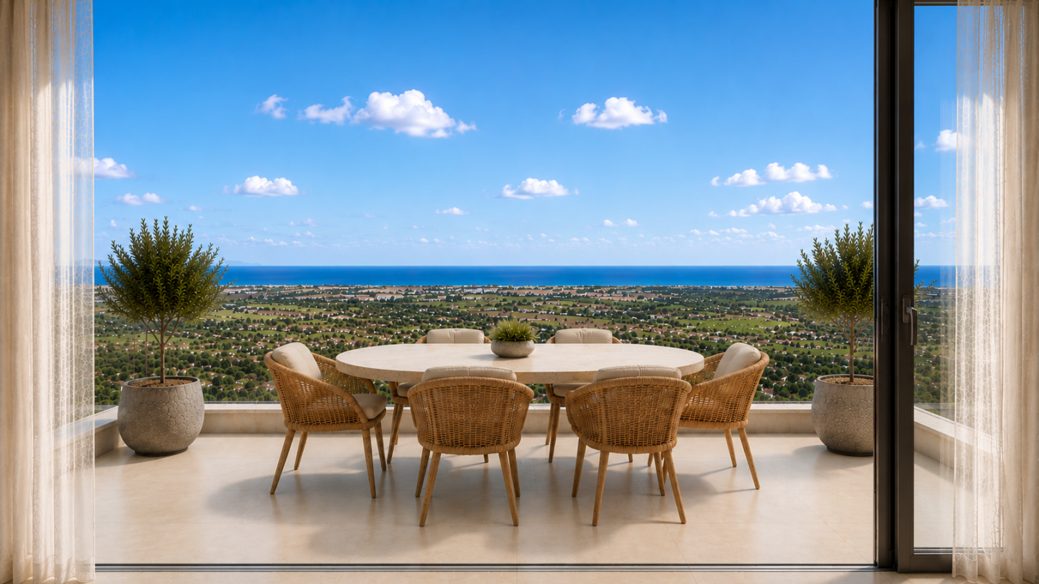 3 dormitorios Apartamento en Geroskípou, Paphos, Chipre No. 60684