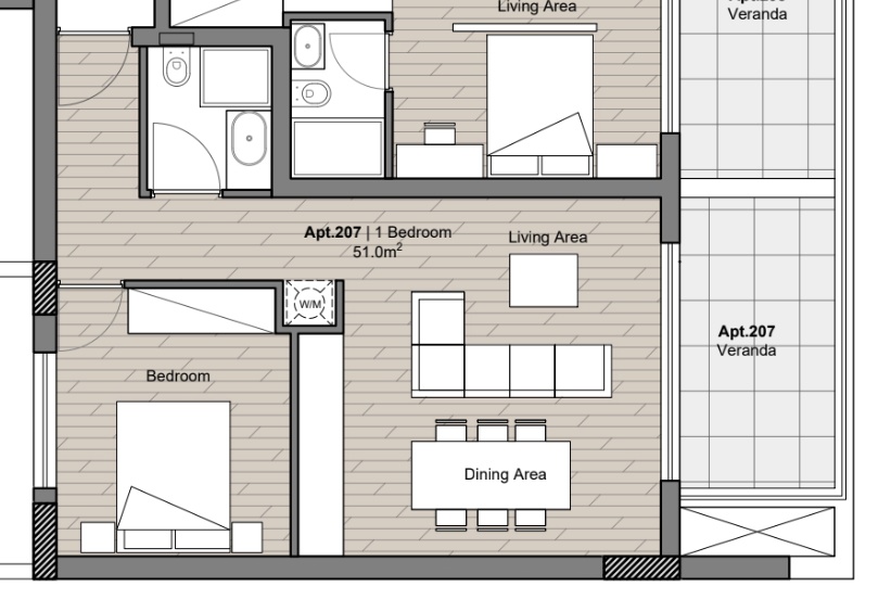 1 bedroom Apartment in Limassol, Cyprus No. 63718