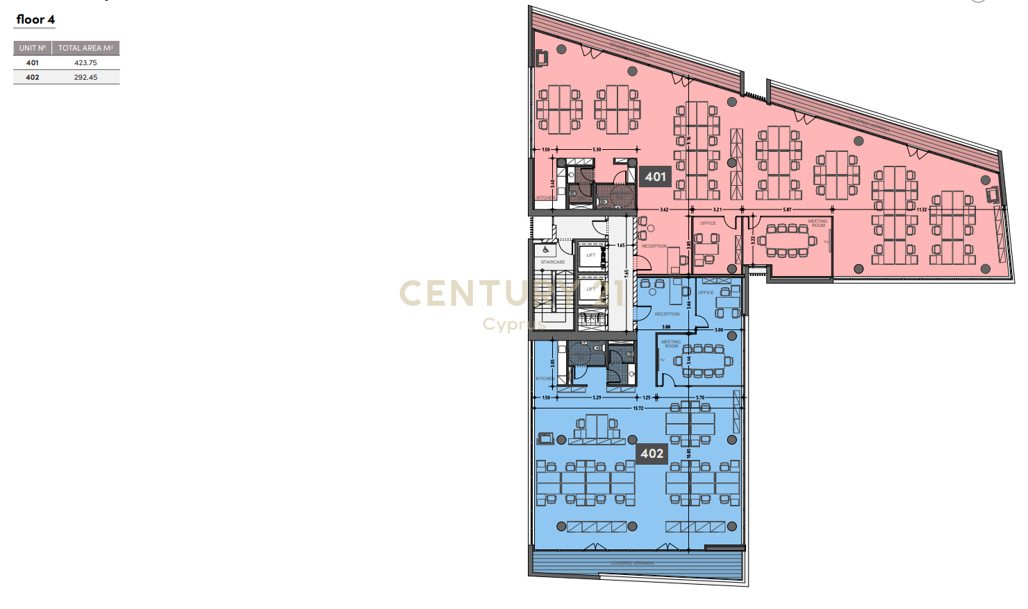 375m2 Bureau à Mesa Geitonia, Limassol, Chypre No. 55258
