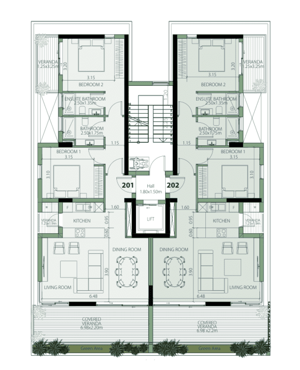 2 bedrooms Apartment in Limassol, Cyprus No. 64018