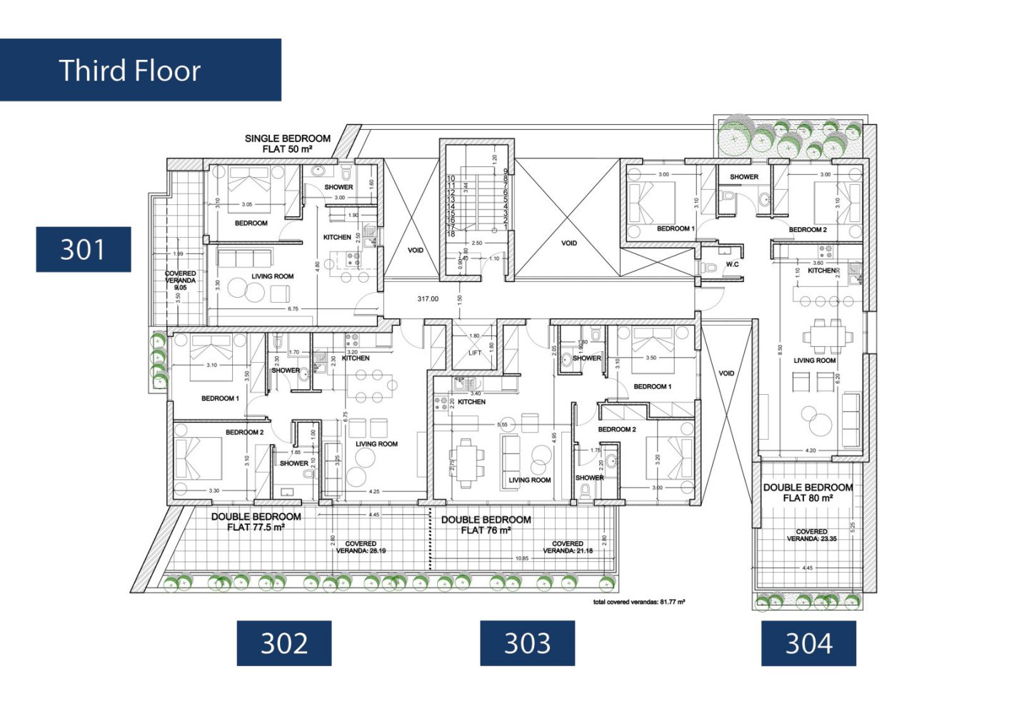 2 dormitorios Apartamento en Paphos, Chipre No. 64744
