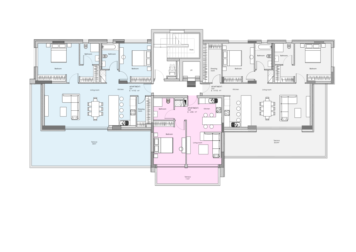 2 bedrooms Apartment in Limassol, Cyprus No. 64471