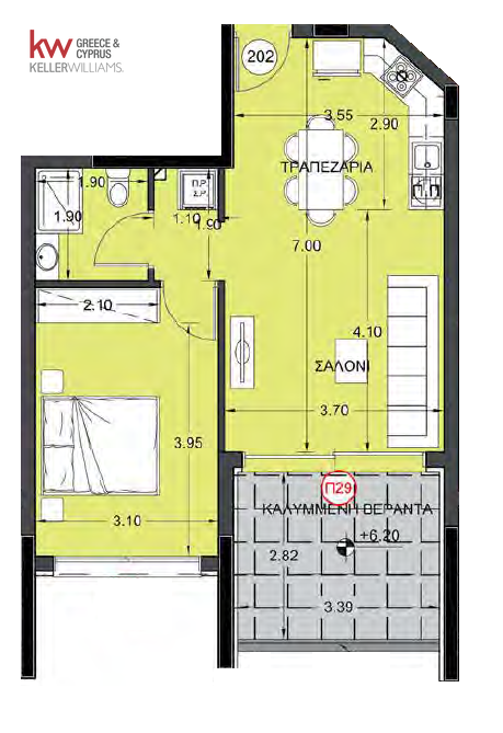 1 bedroom Apartment in Lakatamia, Nicosia, Cyprus No. 60533