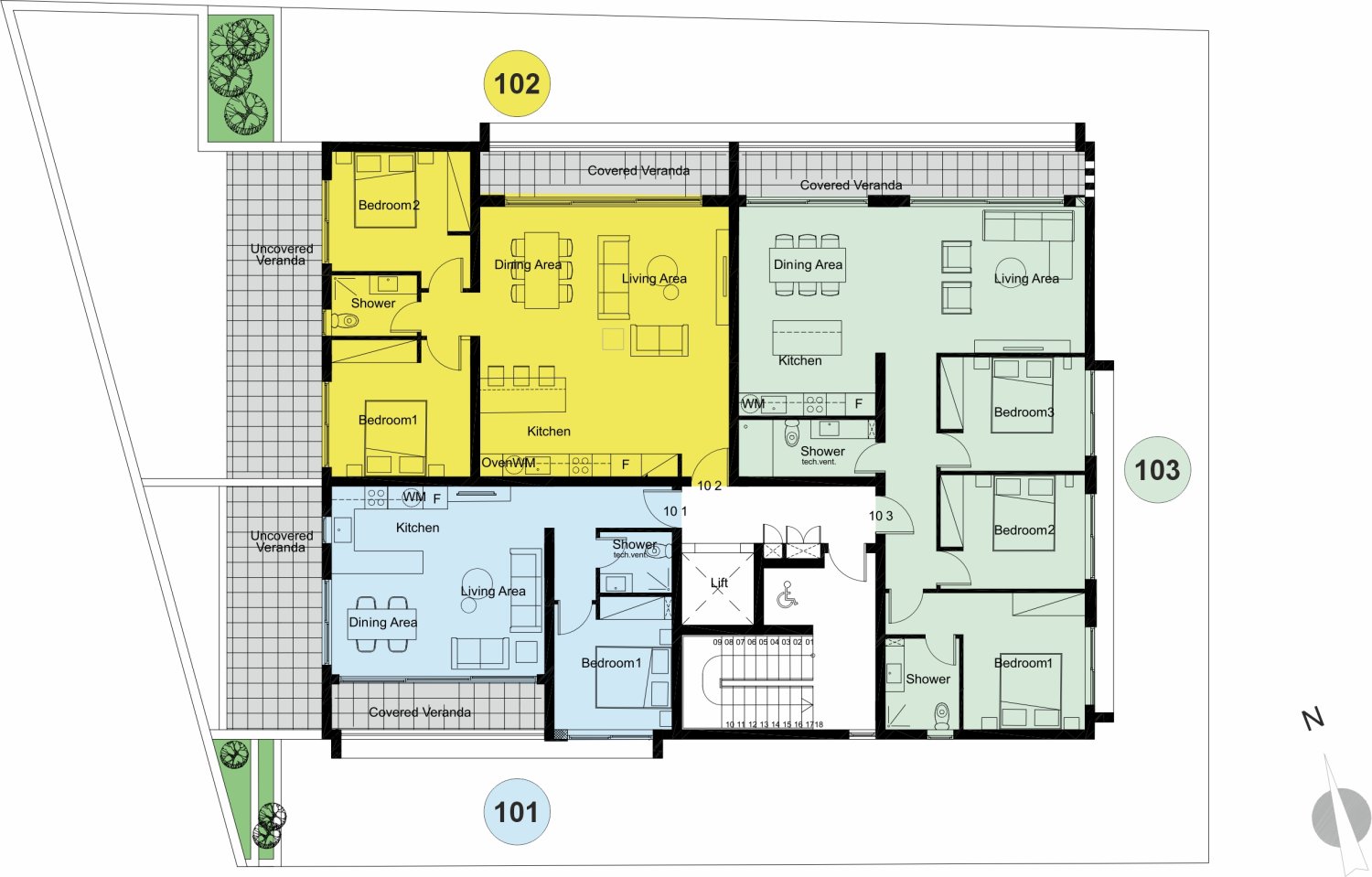3 chambres Appartement à Paphos, Chypre No. 63962