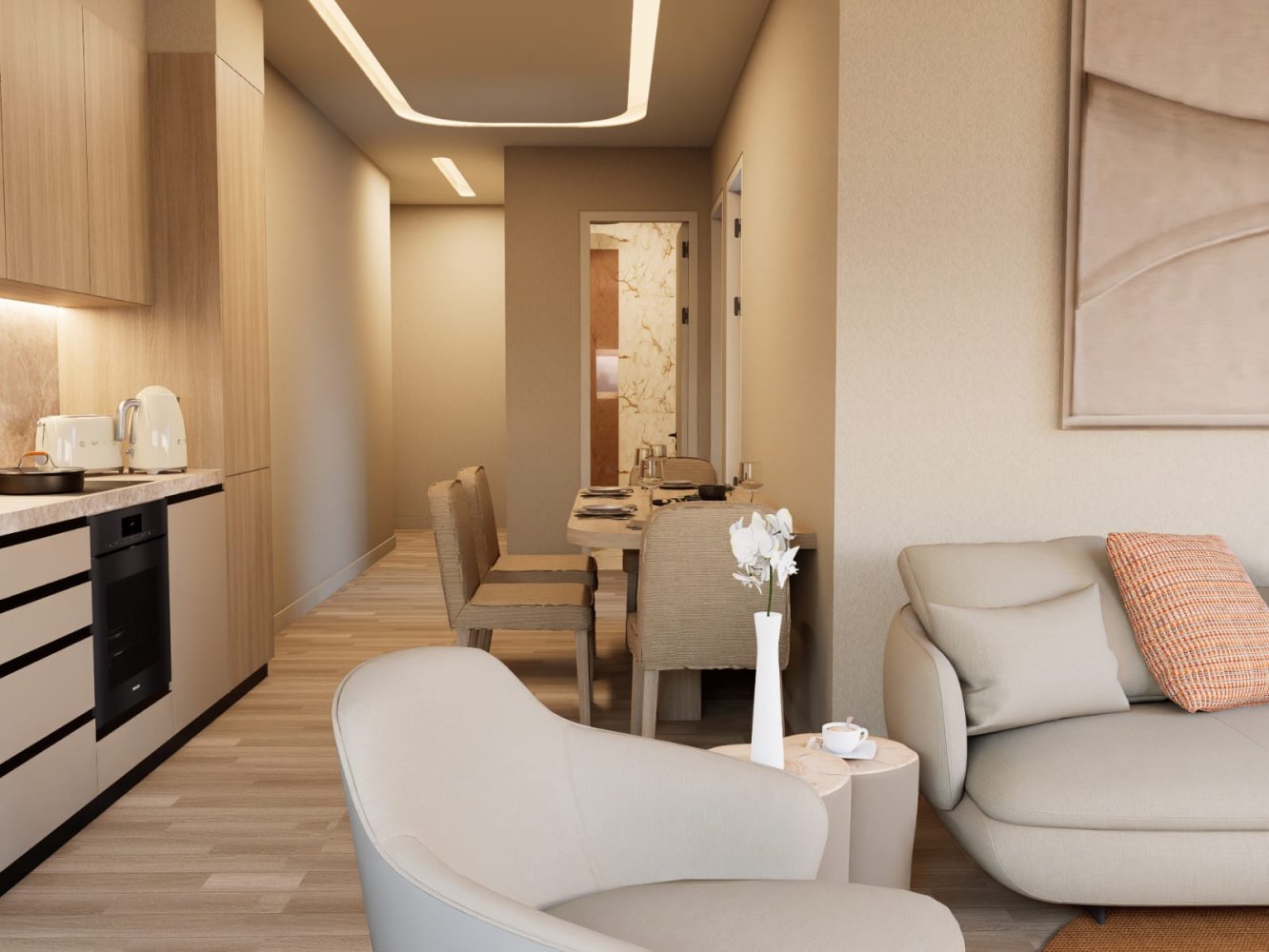 2 bedrooms Apartment in Larnaca, Larnaka, Cyprus No. 62581