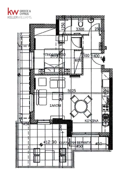 1 dormitorio Apartamento en Ayios Dhometios, Nicosia, Chipre No. 59921