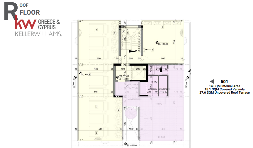 2 dormitorios Apartamento en Larnaca, Larnaka, Chipre No. 63316