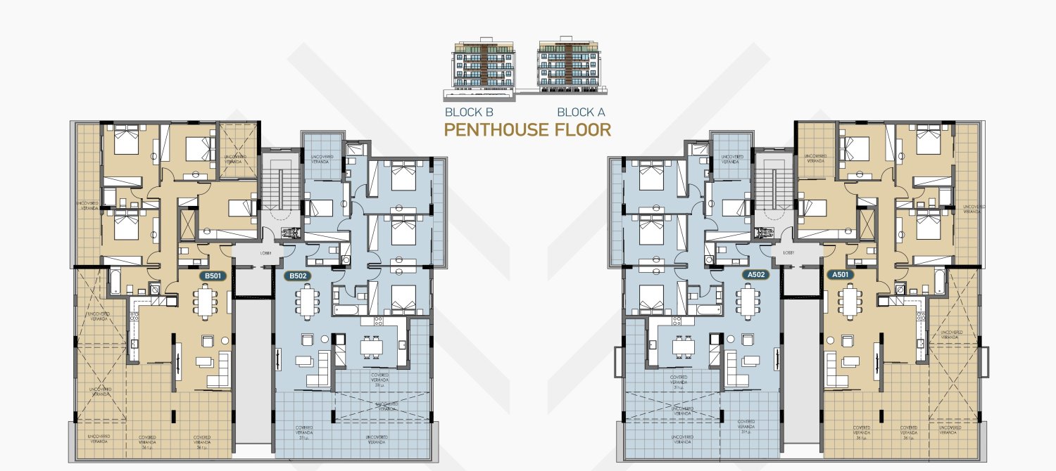 4 bedrooms Penthouse in Limassol, Cyprus No. 63841