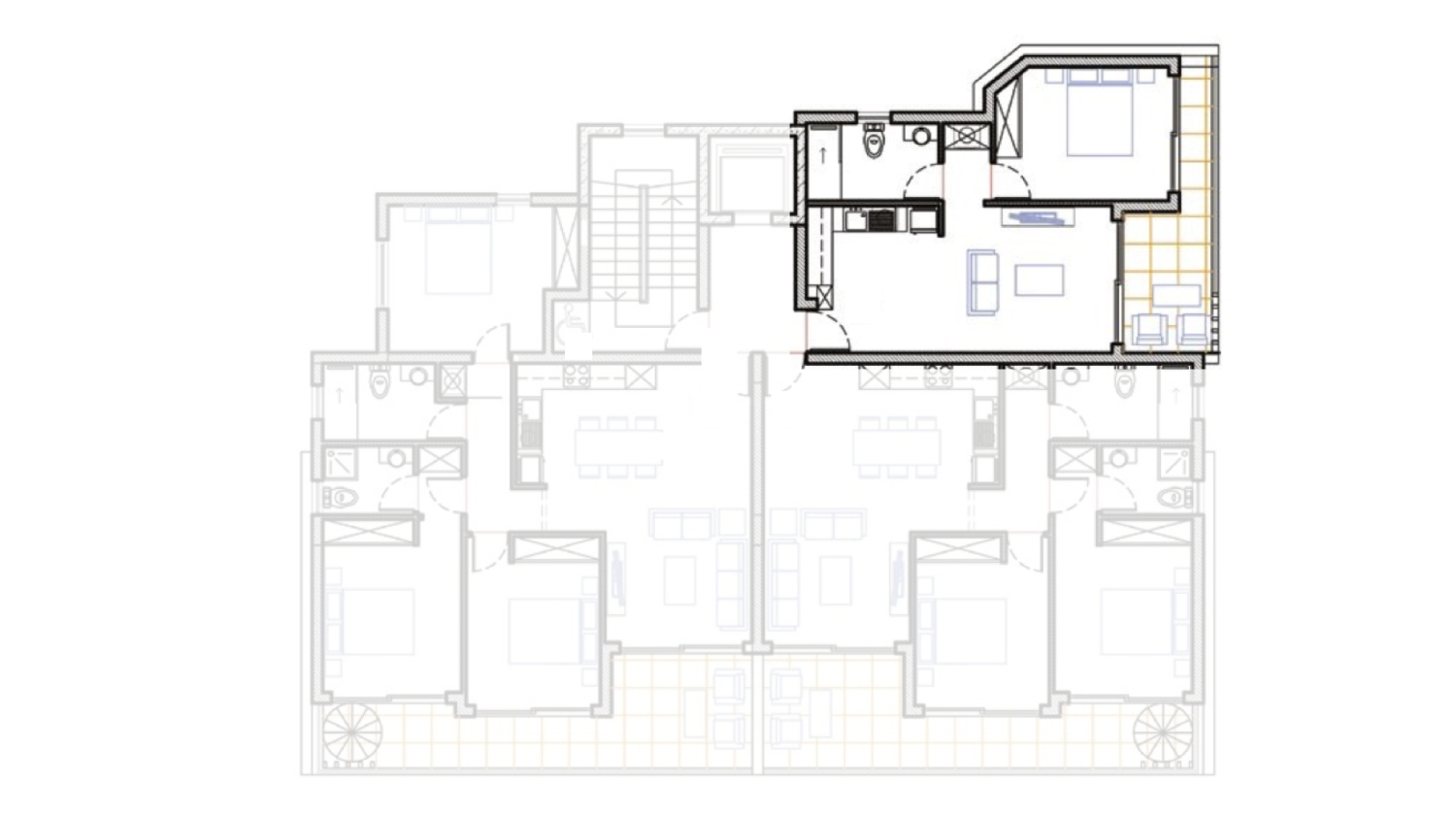 1 dormitorio Apartamento en Paphos, Chipre No. 64647
