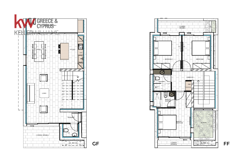 3 dormitorios Villa en Geroskípou, Paphos, Chipre No. 61904