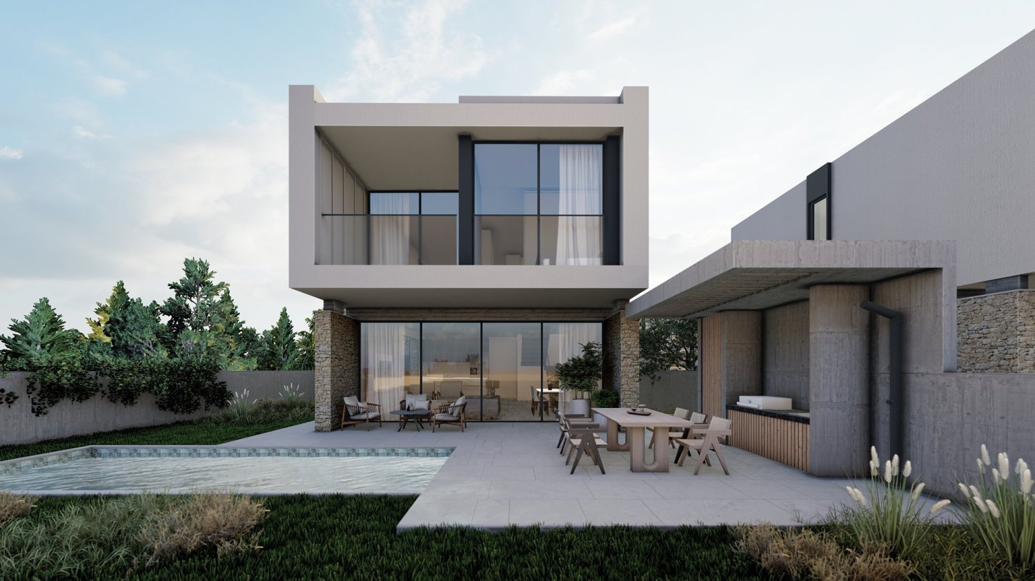 3 dormitorios Villa en Geroskípou, Paphos, Chipre No. 60443
