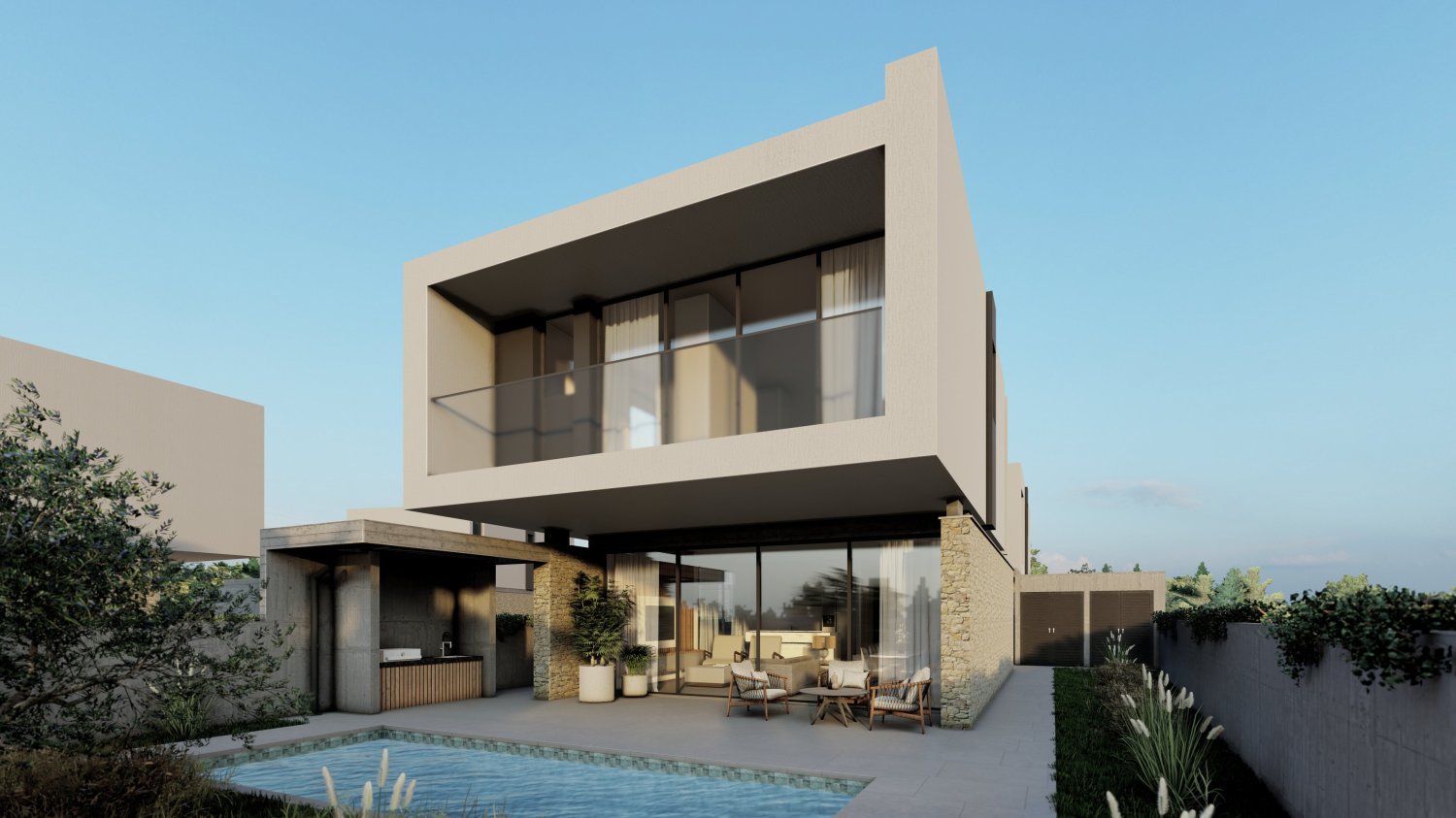 3 dormitorios Villa en Geroskípou, Paphos, Chipre No. 60443