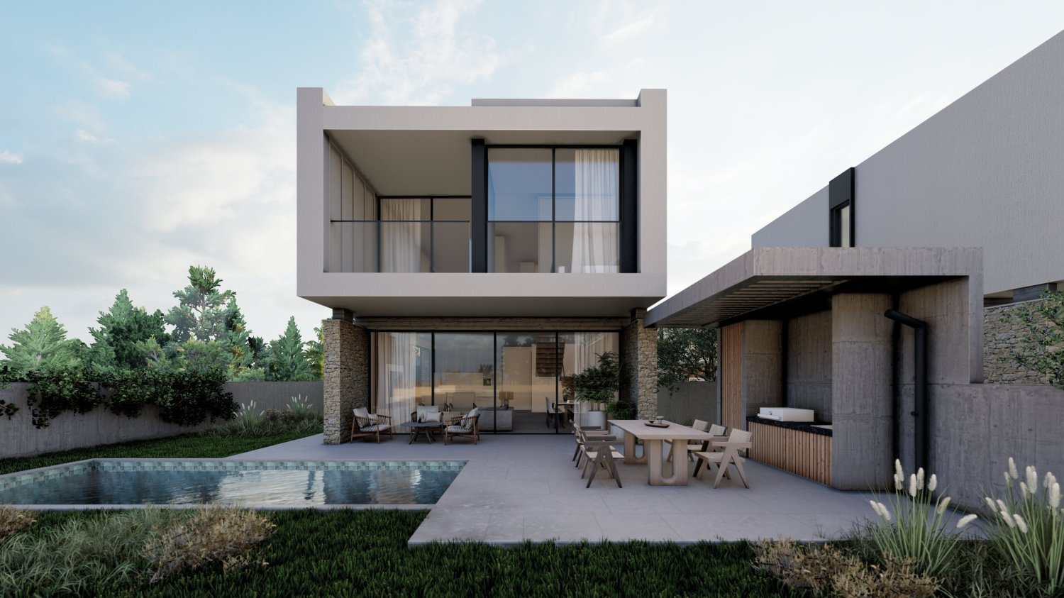 3 dormitorios Villa en Geroskípou, Paphos, Chipre No. 60443