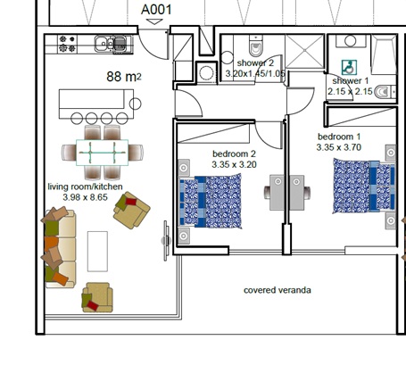 2 dormitorios Apartamento en Paphos, Chipre No. 65297