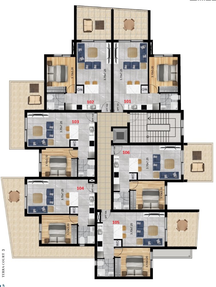 1 bedroom Apartment in Limassol, Cyprus No. 64990